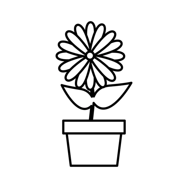 Blommor ikonen lager bild — Stock vektor