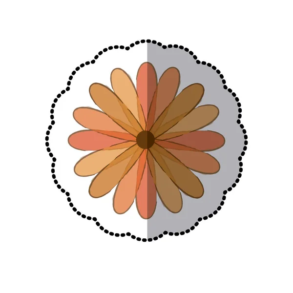Obrázek ikony květiny — Stockový vektor