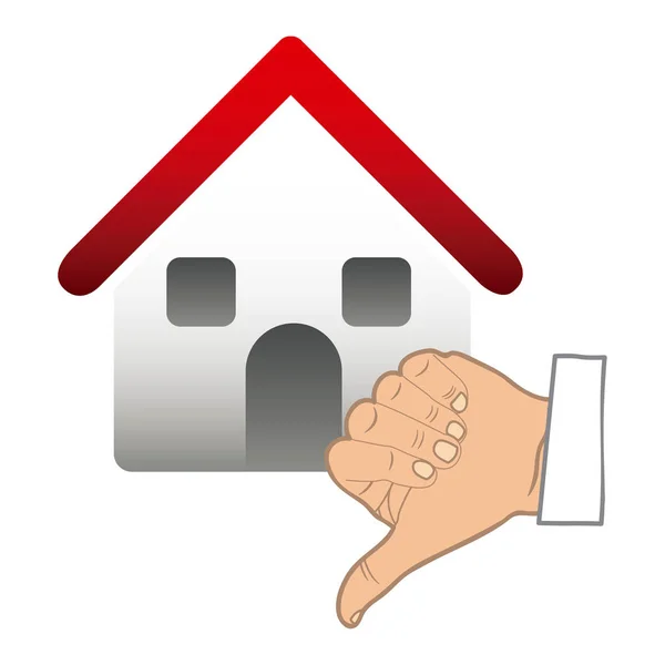 Acquistare casa per icona di famiglia — Vettoriale Stock