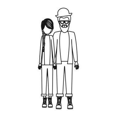 insanlar çift birlikte simgesi