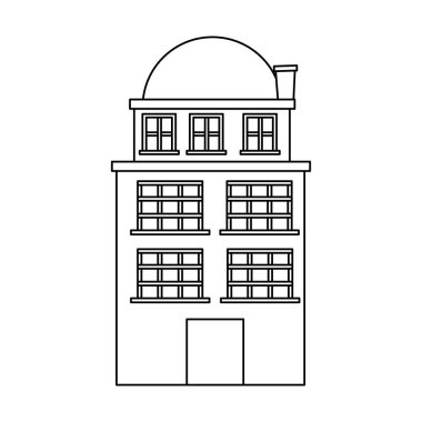 siluet yapı rezidans üç katlı ve Teras