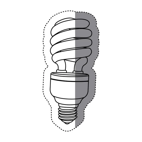 Város izzó energia ikon — Stock Vector