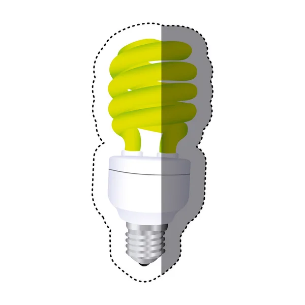 City bulb energy icon — Stock Vector