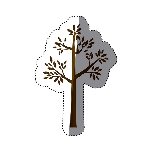 Árbol icono imagen stock — Archivo Imágenes Vectoriales