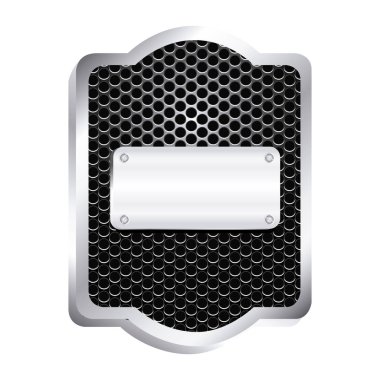 Hanedan çerçeveli ızgara yüzeyi ve plak vida ile