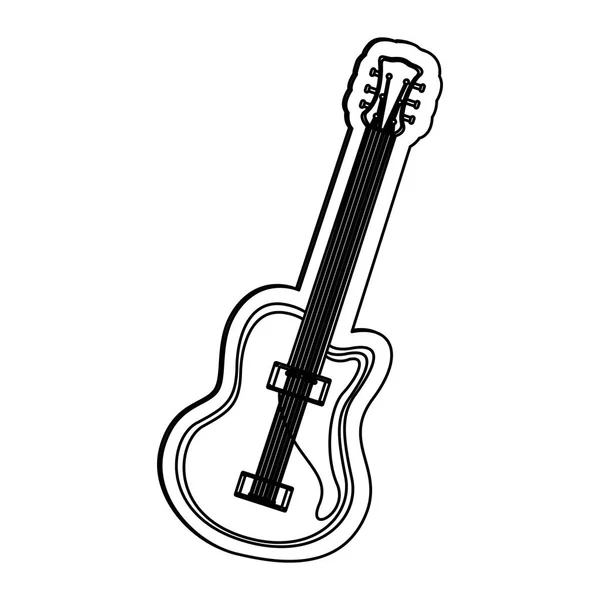 Emblem Elektrogitarre — Stockvektor