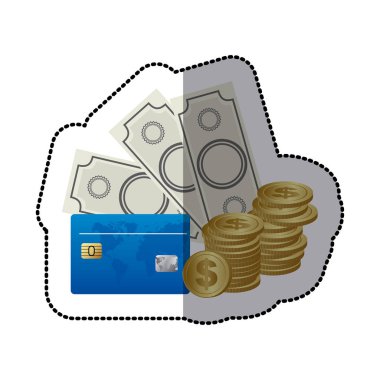 faturaları, para ve para simgesi hisse senedi simgesi