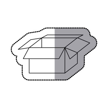 kutusu açık simge stok görüntü