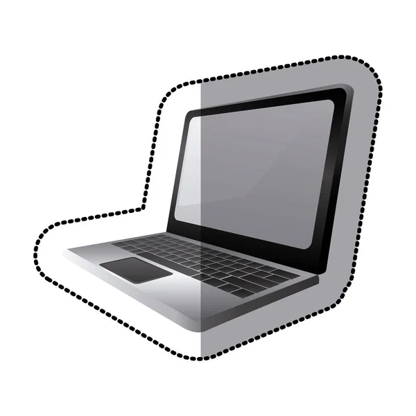 Laptop icon stock image — Stock Vector