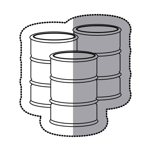 Значок бензинових баків запас — стоковий вектор