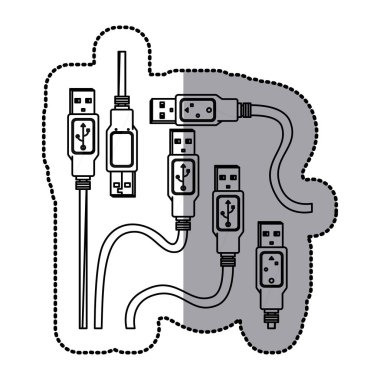 USB bağlantı simgesi görüntü