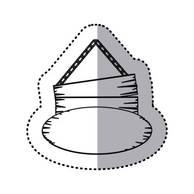 etiket siluet çift adet eski ahşap tabela zincirlerle