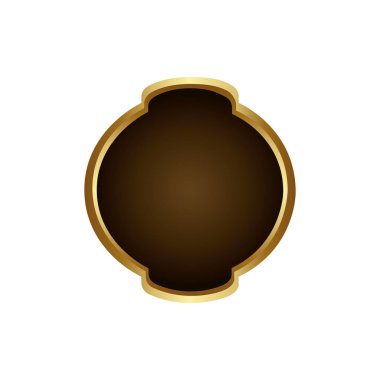 Dekoratif hanedan yuvarlak gövde tasarımı ile altın sınır