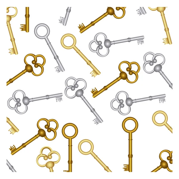 Old keys icon stock — Stock Vector