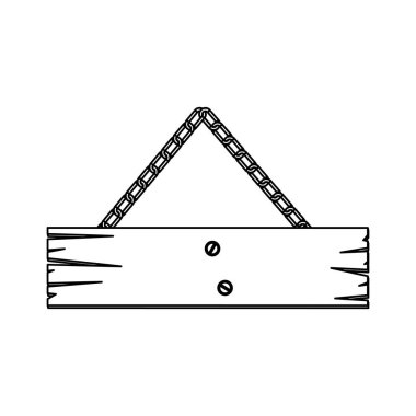 şekil ahşap uyarı simgesi