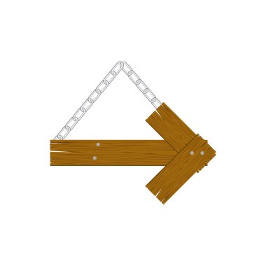 kahverengi ahşap uyarı simgesi