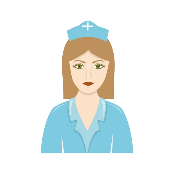 彩色人护士图标图像 — 图库矢量图片