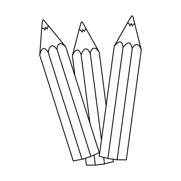 Şekil kalem renk simge stok — Stok Vektör