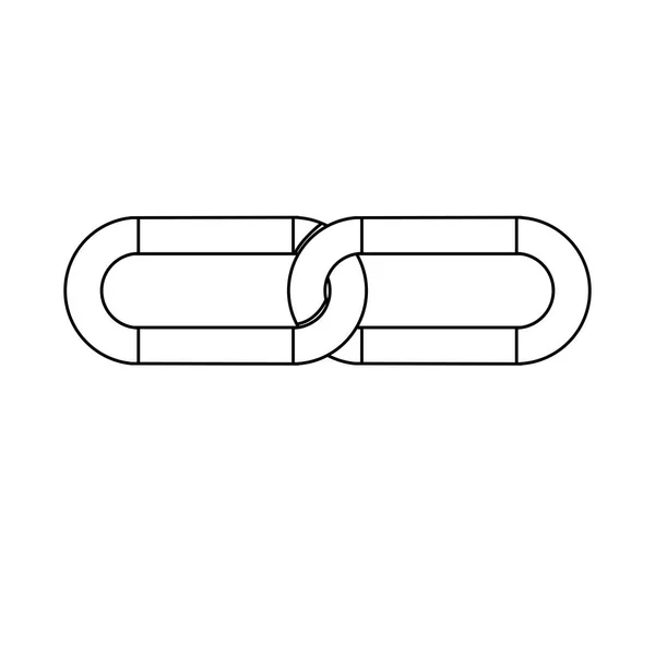 Obrázek řetězec ikonu obrázek — Stockový vektor