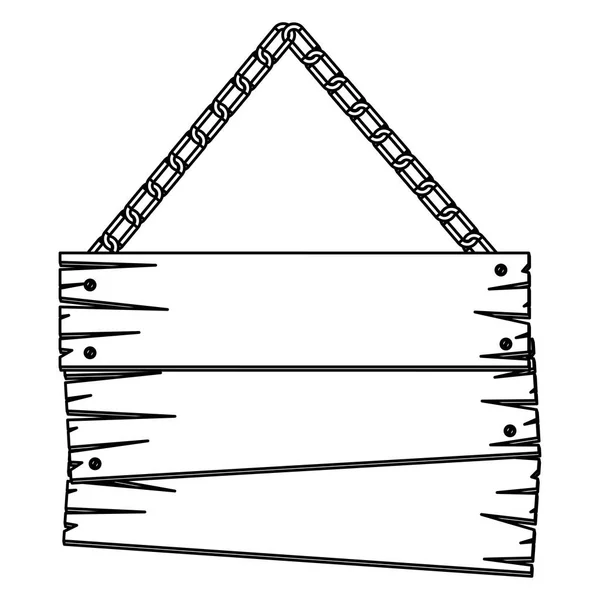 Contour bois avis icône — Image vectorielle