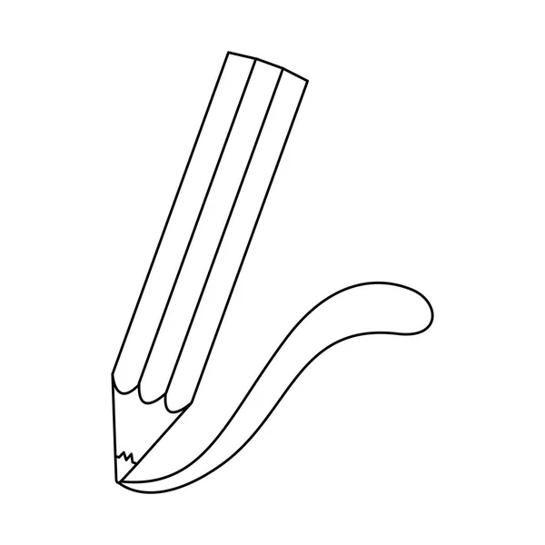 Barva tužka s ikonou napojena inkoustu — Stockový vektor