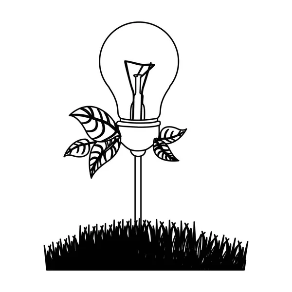 Normal sauver bulbes plante icône — Image vectorielle