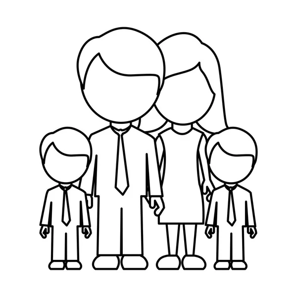 Mama E Hijos Vectores Graficos Imagenes Vectoriales Depositphotos