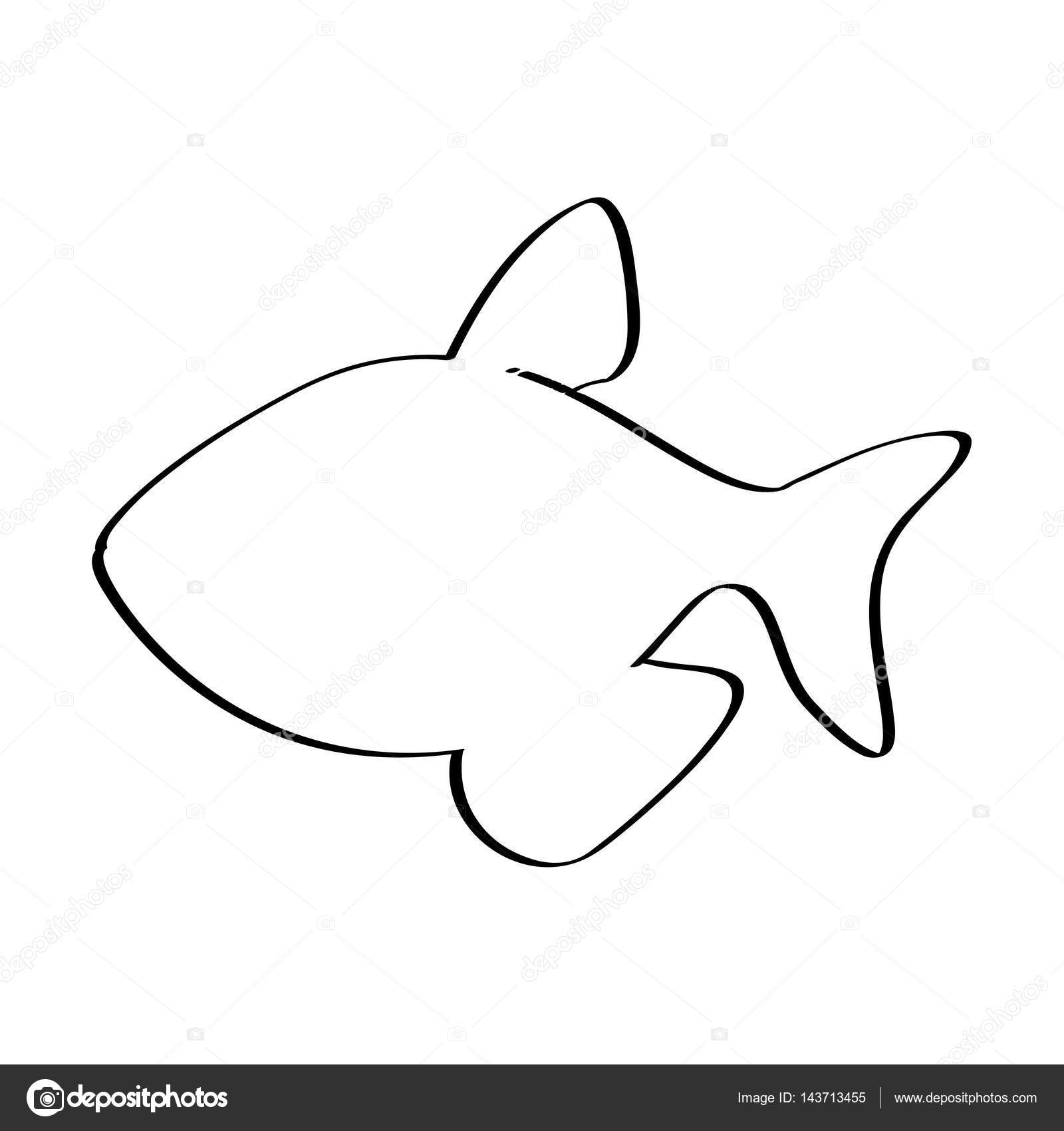 Resultado de imagen de pez contorno