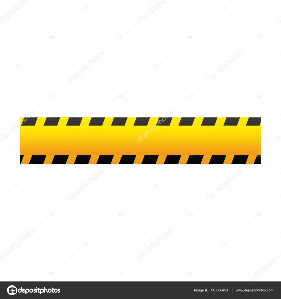 Icon Caution Tape Yellow Caution Tape Icon Stock Vector C Grgroupstock