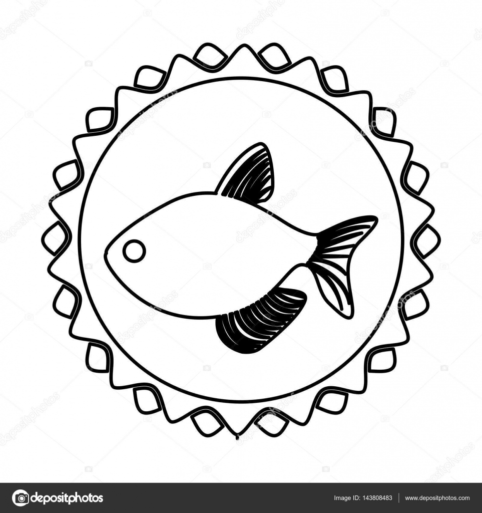 注目すべきイラスト 適切な かっこいい 魚 イラスト 白黒