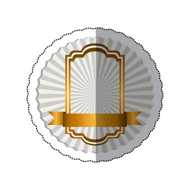 etiket zarif altın hanedan çerçeve ve şerit Radyal arka plan