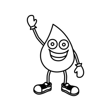 Petrol el tebrik ile animasyonlu damla ile tek renkli dağılımı