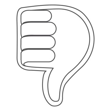 gri tonlamalı kontur sinyal hayal kırıklığına ile 3d el ile yakın çekim