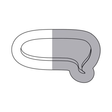 şekil sohbet balonu simgesinin