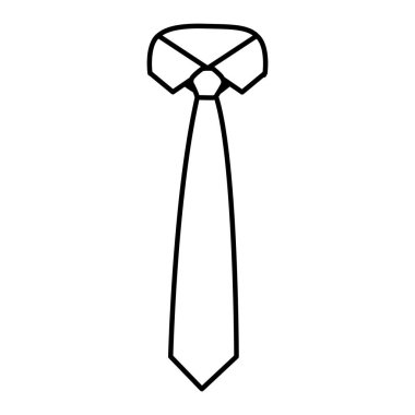 boyun gömlek simgesini kravatla şekil