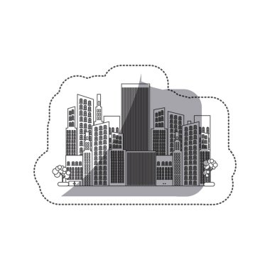 iki ağaç simgesiyle siluet oluşturur