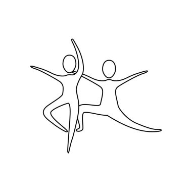 şekil insanların pratik dans simgesi