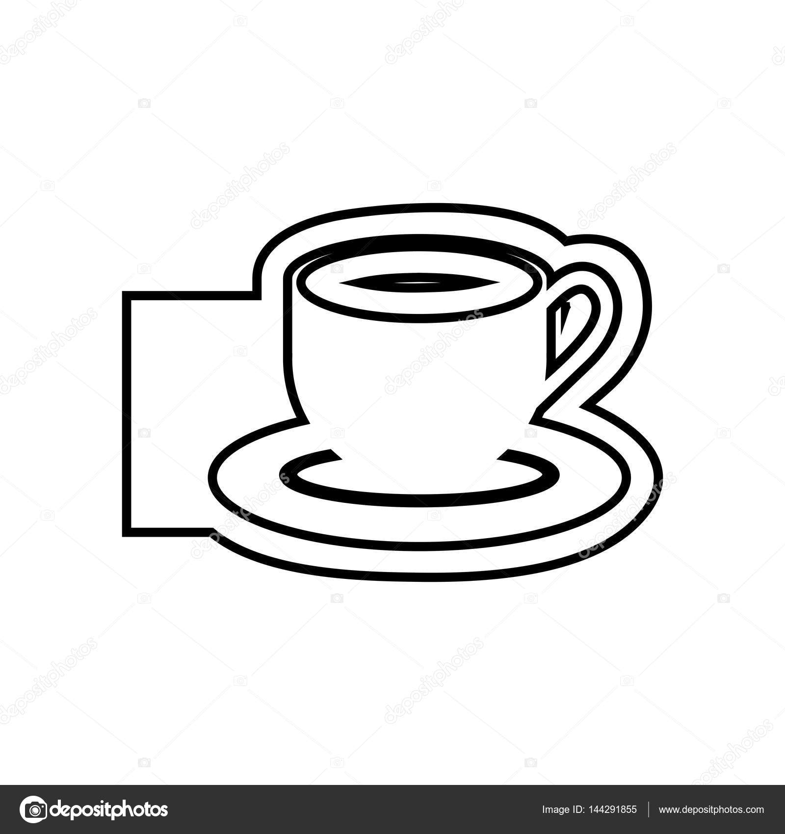 上コーヒー イラスト 白黒 美しい花の画像