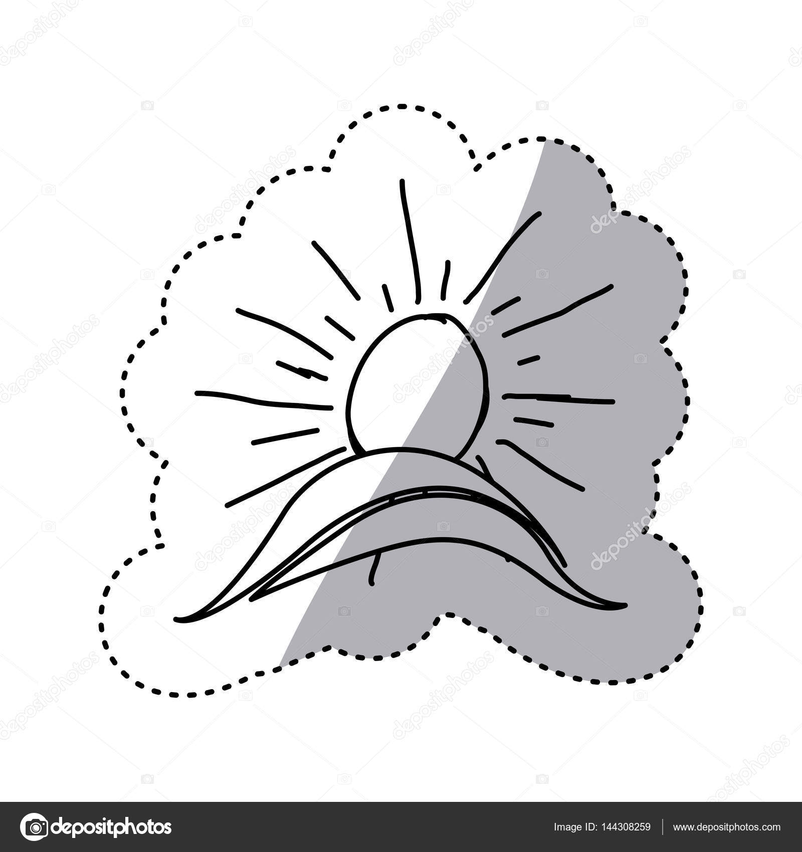 最高の太陽 イラスト 白黒 アニメ画像