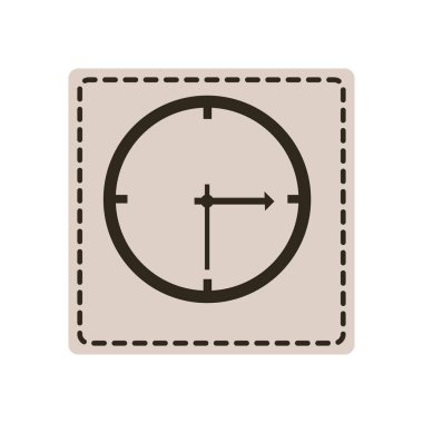 Arma etiket Saat simgesi