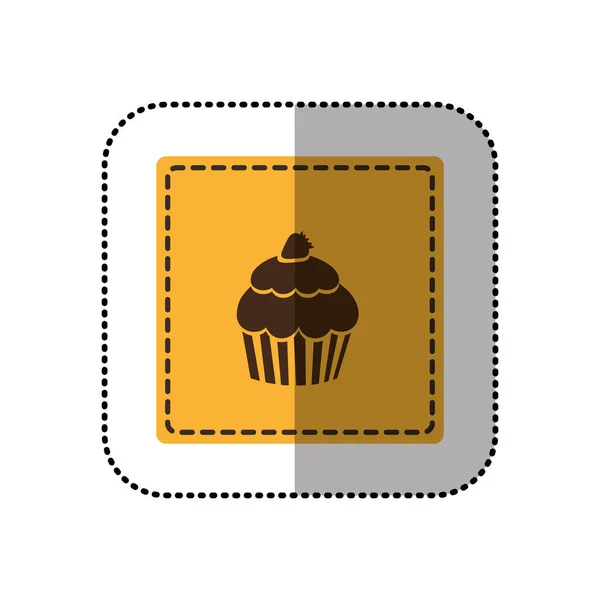 颜色象征松饼图标 — 图库矢量图片