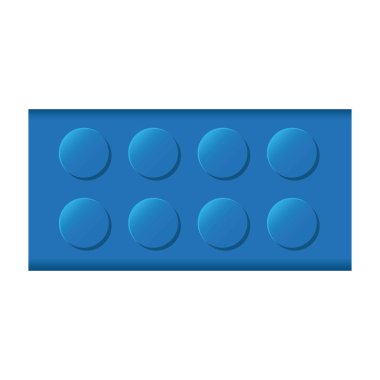 renkli lego dikdörtgen şekli blok Icon toy