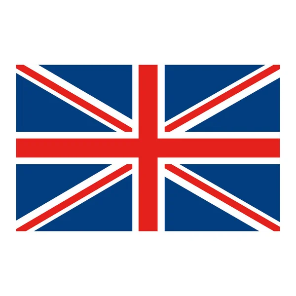 イギリスの古典的なイギリス アイコンをフラグします。 — ストックベクタ