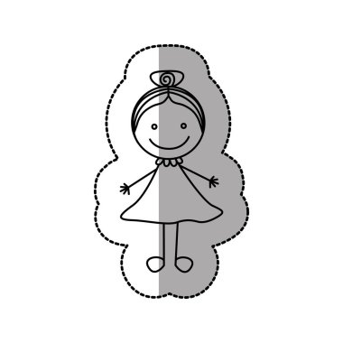 yay kafa simgesi ile şekil mutlu kız