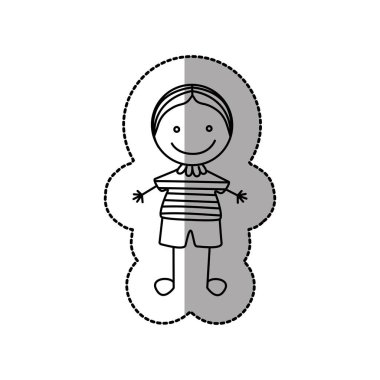 şekil inek çocuk simgesi