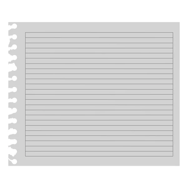 Color notebook paper icon — Stock Vector