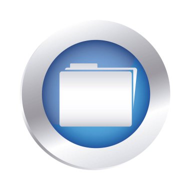 renkli dairesel amblemi ile klasör simgesi