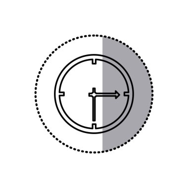 tek renkli kontur sticker duvar saati