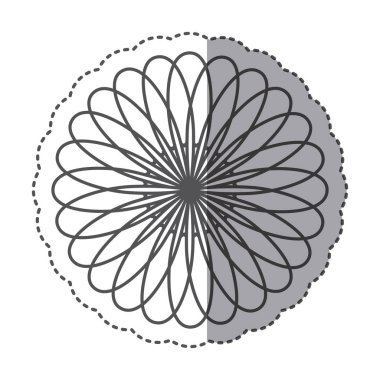 siluet çiçek yaprakları simgesiyle