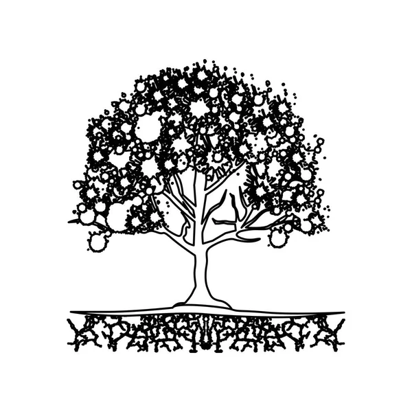 şekil ağaçlarını bazı yaprakları simgesiyle